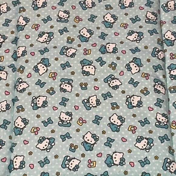 Cat Dog Pet Mat/Bed, Hello Kitty, Aqua,  18 x 24 - Picture 2 of 4